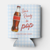 Ready To Pop Soda Pop Boy Baby Shower 缶クーラー (裏面)