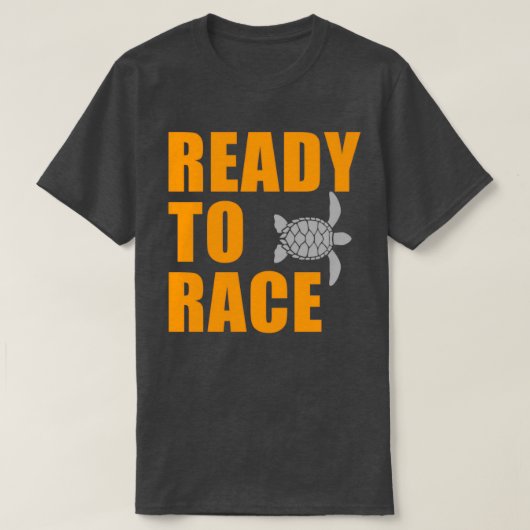 Ready to Race Turtle Racing Team おもしろい Turtle Love Tシャツ (デザイン正面)