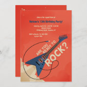 Ready to Rock招待状 招待状 (正面/裏面)