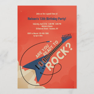 Ready to Rock招待状 招待状