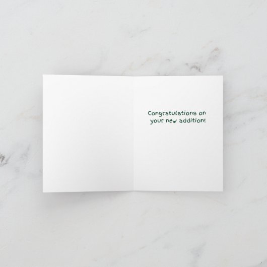 Ready to Rock Baby Shower Card カード (内部)