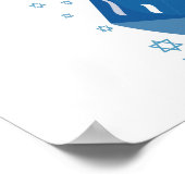 Ready To Rock Hanukkah Funny Jewish Holiday Gift ポスター (角)