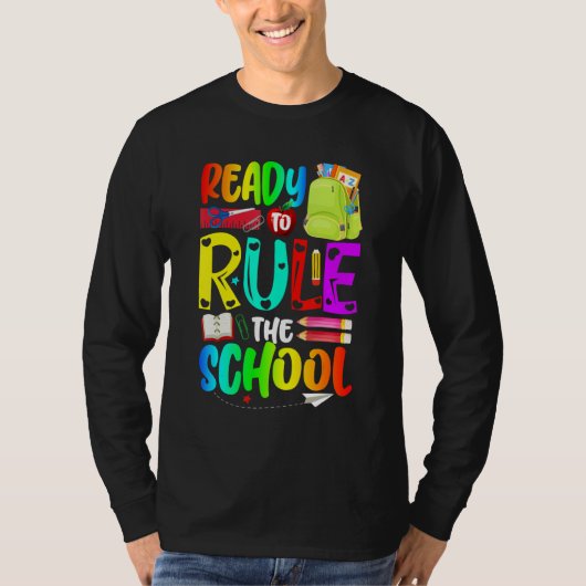 Ready To Rule The School Back To School Tシャツ (正面)