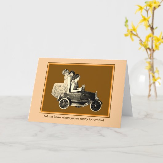 Ready to Rumble カード (黄色い花)