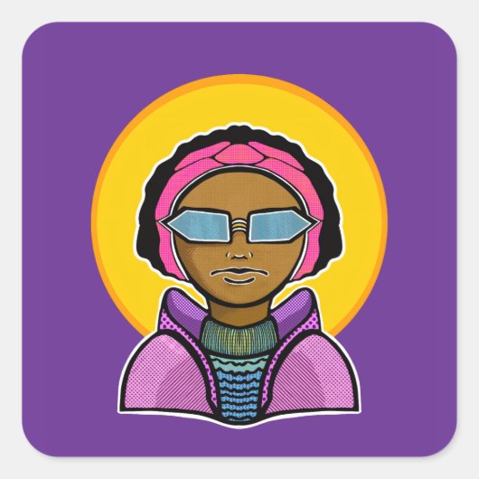 Ready to ski スクエアシール (正面)