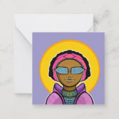 Ready to ski ノートカード (正面)