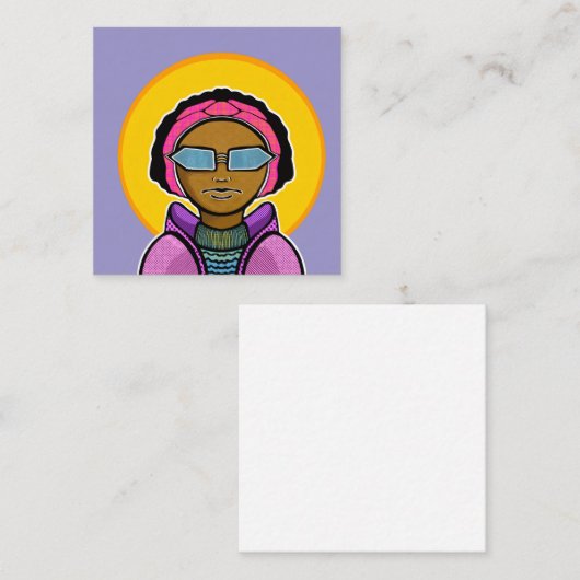 Ready to ski ノートカード (正面/裏面)