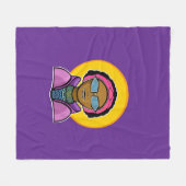 Ready to ski フリースブランケット (正面(横))