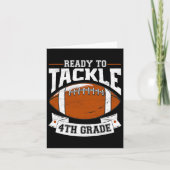 Ready To Tackle Fourth Grade Back To School 4th Gr カード (正面)