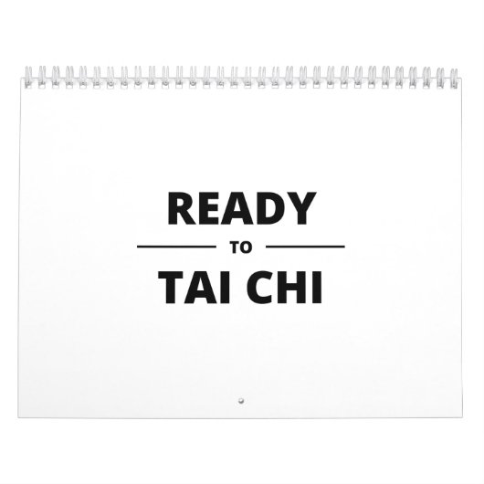 READY TO TAI CHI カレンダー (カバー)