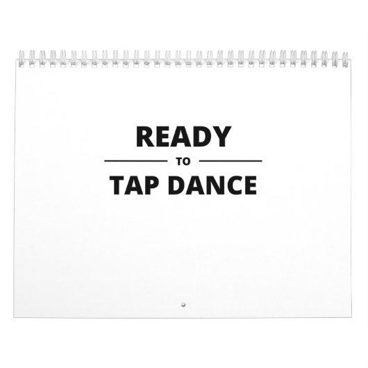 READY TO TAP DANCE カレンダー (カバー)