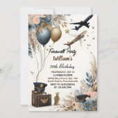 Ready Travel Surprise Globeお別れ30th Birthday 招待状 (正面)