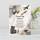 Ready Travel Surprise Globeお別れ30th Birthday 招待状 (スタンド正面)