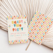 Ready Two Party 2nd Birthday Invitation Colorful 招待状
