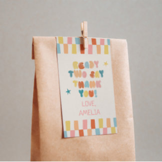 Ready Two Party Thank You Favor Tag ギフトタグ