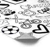 「REAGAN」カラーIT-YOURSELFアウトラインデザイン ポスター (角)