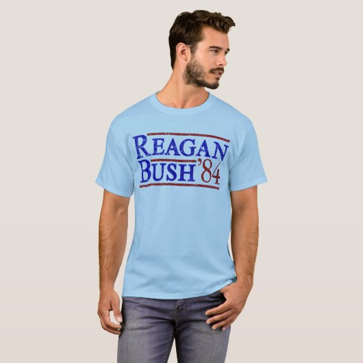 Reagan Bush '84 Tシャツ (正面フル)