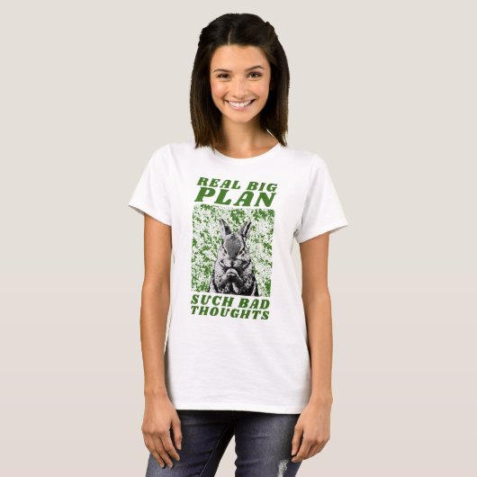 real big plan such bad thoughts tシャツ (正面フル)