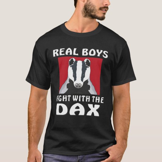Real Boys Fight With The Dax Purse Stock Trader Tr Tシャツ (正面)