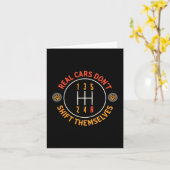 Real Don't Shift Themselves 5-speed Transmission F カード (黄色い花)