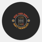 Real Don't Shift Themselves 5-speed Transmission F ラウンドシール (正面)