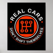 Real Don't Shift Themselves - Manual Transmission  ポスター (正面)