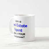 real estate agent コーヒーマグカップ (正面左)