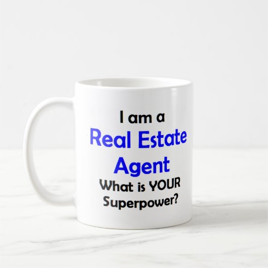 real estate agent コーヒーマグカップ (左)