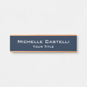 Real Estate Agent | Custom Logo Property Branding サインプレート (正面)