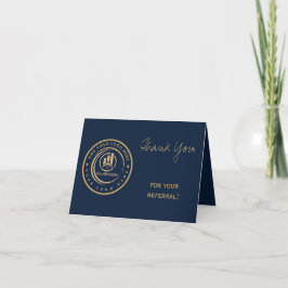 Real Estate Agent | Custom Logo Property Branding サンキューカード