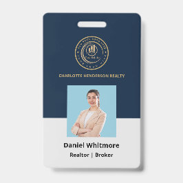 Real Estate Agent | Custom Logo Property Branding バッジ