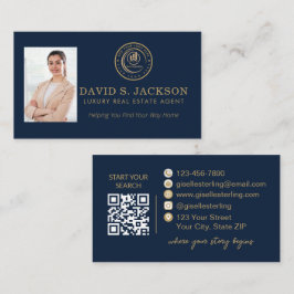 Real Estate Agent | Custom Logo Property Branding 名刺