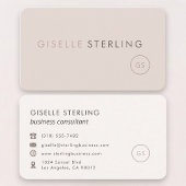 Real Estate Agent Feminine Professional 名刺