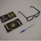 Real Estate Agent Luxury Business Card 名刺