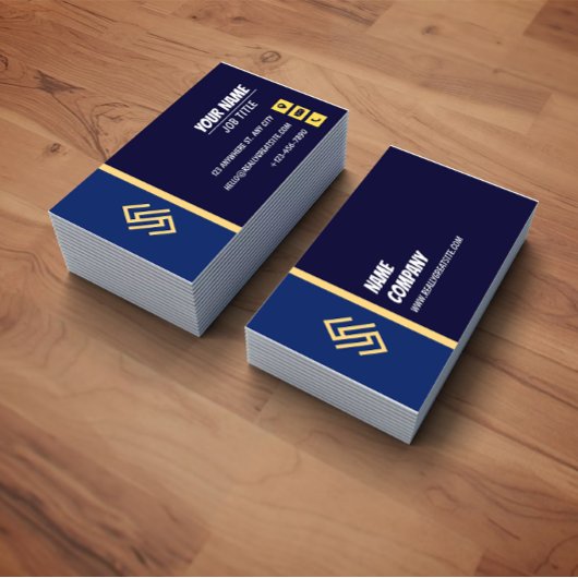Real Estate Agent Luxury Business Card 名刺
