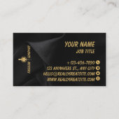 Real Estate Agent Luxury Business Card 名刺 (正面)