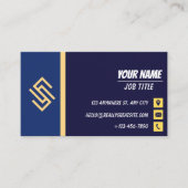 Real Estate Agent Luxury Business Card 名刺 (正面)