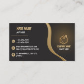 Real Estate Agent Luxury Business Card 名刺 (正面)