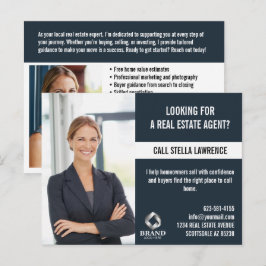 Real Estate Agent Marketing PROMOTION LOGO PHOTO  ポストカード