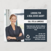 Real Estate Agent Marketing PROMOTION LOGO PHOTO  ポストカード (正面)