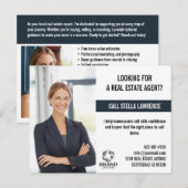 Real Estate Agent Marketing PROMOTION LOGO PHOTO  ポストカード (正面/裏面)