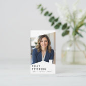 Real Estate Agent Minimalist Business Card 名刺 (スタンド正面)