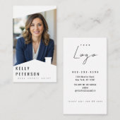 Real Estate Agent Minimalist Business Card 名刺 (正面/裏面)