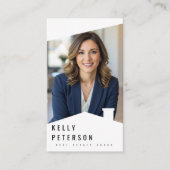 Real Estate Agent Minimalist Business Card 名刺 (正面)