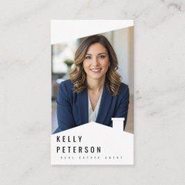 Real Estate Agent Minimalist Business Card 名刺