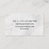 Real Estate Agent Modern Black Gold Realtor  名刺 (裏面)