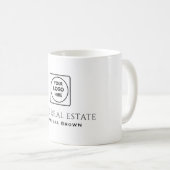 Real Estate Agent | Modern Minimal Listing Design コーヒーマグカップ (正面右)