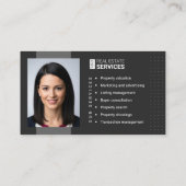 Real estate agent, Real estate company, Realtor 名刺 (裏面)