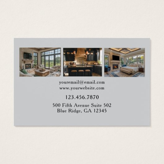 Real Estate Agent Realtor (裏面)