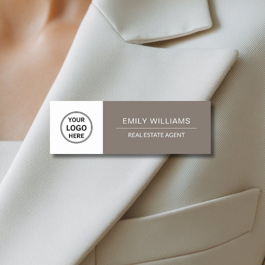 Real Estate Agent Realtor Broker Logo 名札